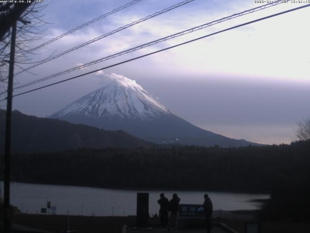 西湖からの富士山