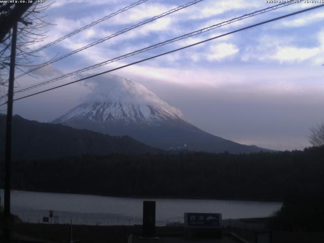 西湖からの富士山