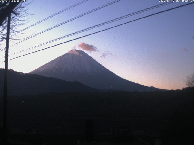 西湖からの富士山