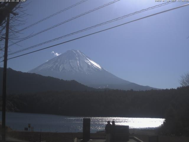西湖からの富士山