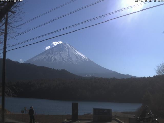西湖からの富士山