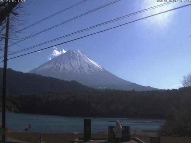 西湖からの富士山