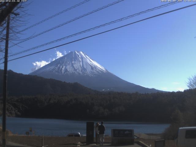西湖からの富士山