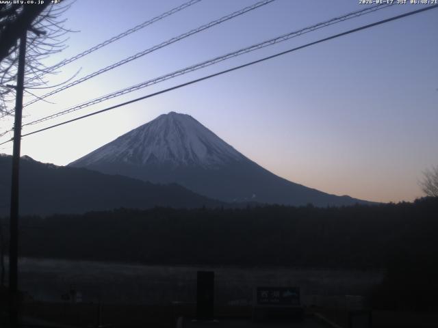 西湖からの富士山