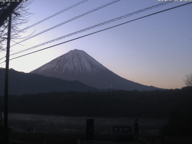 西湖からの富士山