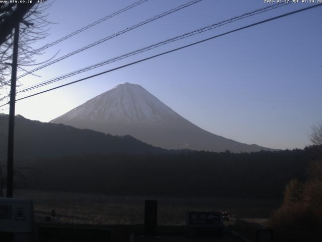西湖からの富士山