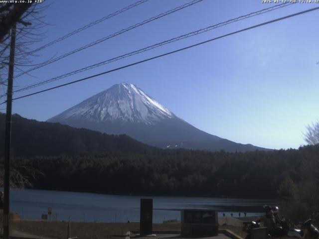 西湖からの富士山