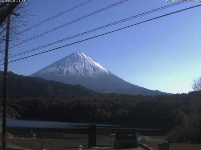 西湖からの富士山