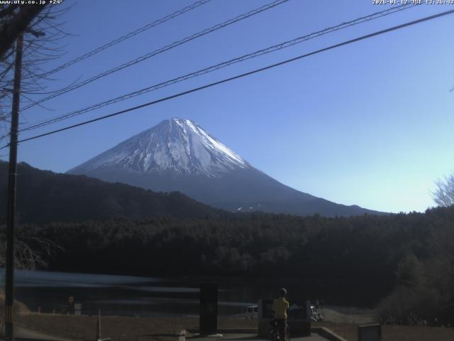 西湖からの富士山