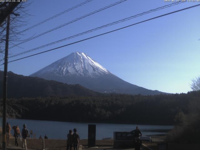 西湖からの富士山