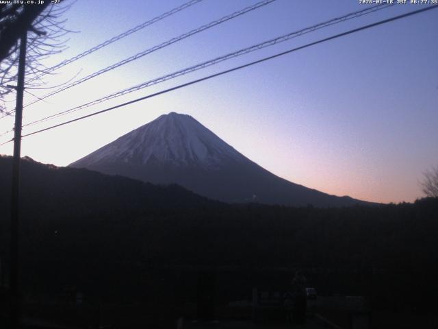 西湖からの富士山