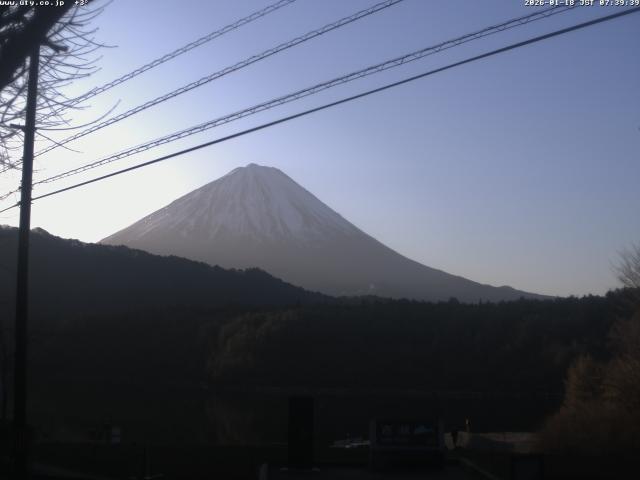 西湖からの富士山