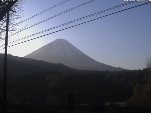 西湖からの富士山