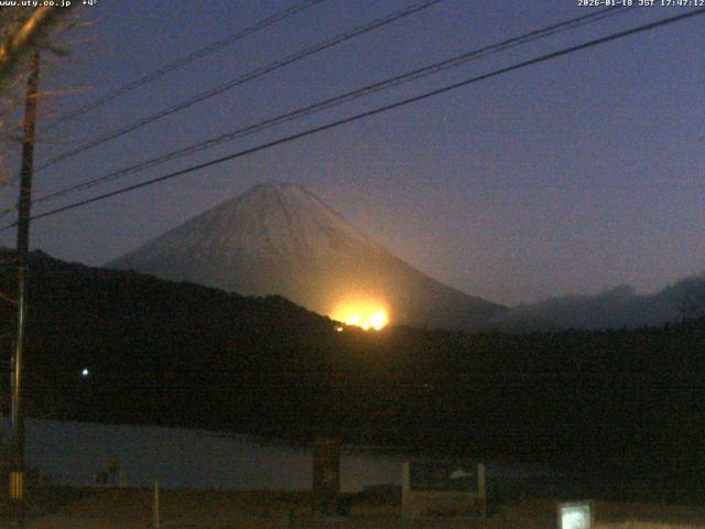 西湖からの富士山