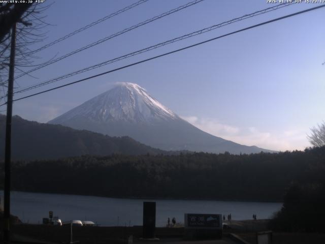 西湖からの富士山