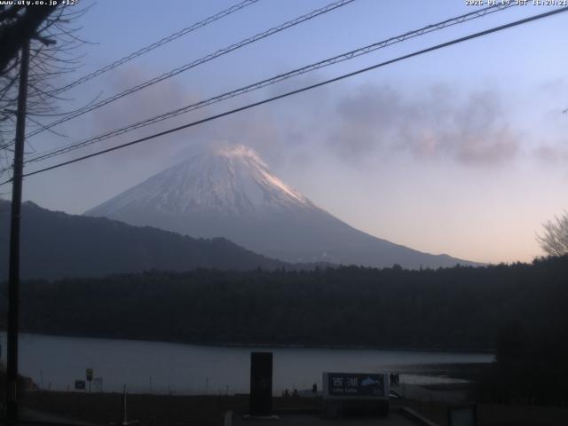 西湖からの富士山