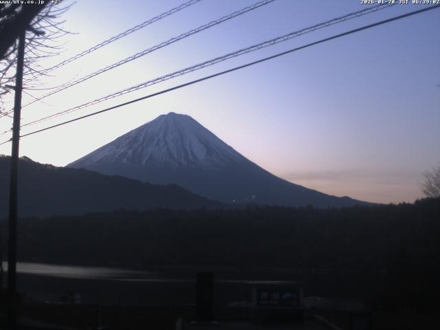 西湖からの富士山