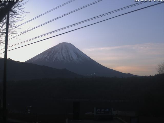 西湖からの富士山