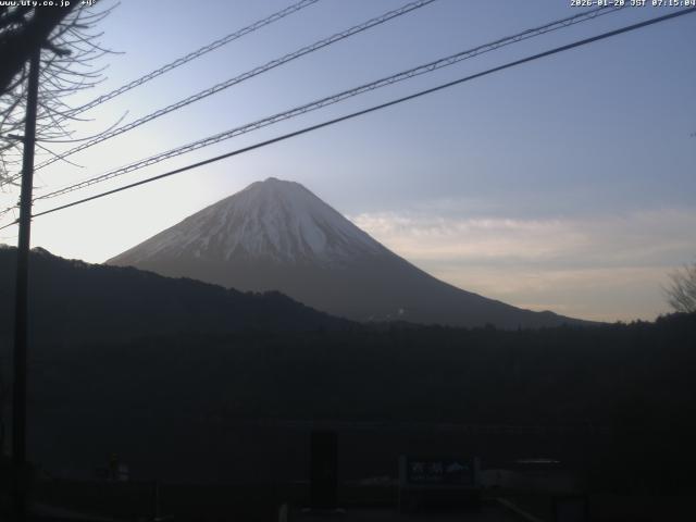 西湖からの富士山