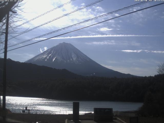 西湖からの富士山
