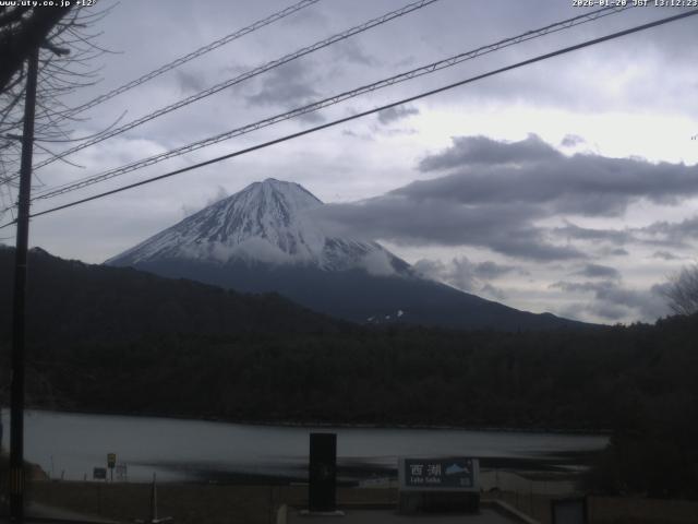 西湖からの富士山