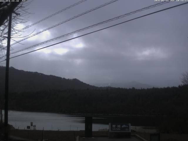 西湖からの富士山