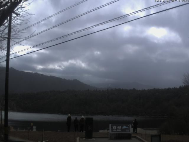 西湖からの富士山