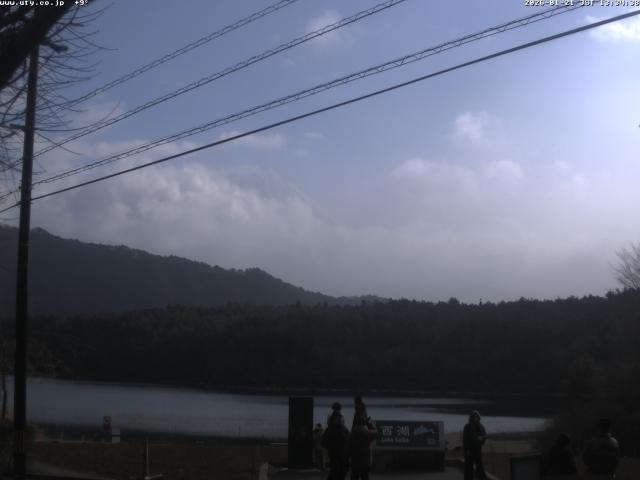 西湖からの富士山