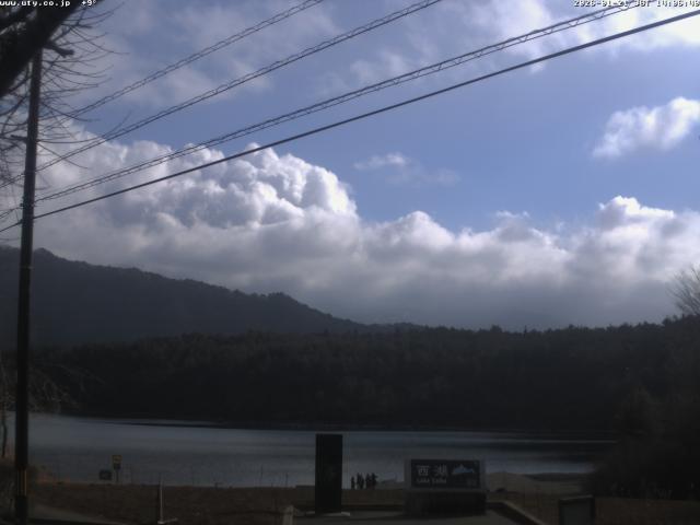 西湖からの富士山