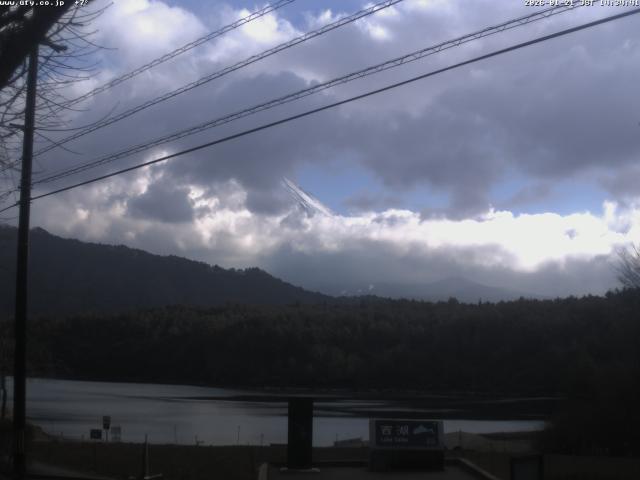西湖からの富士山