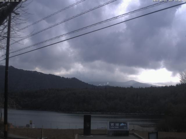 西湖からの富士山