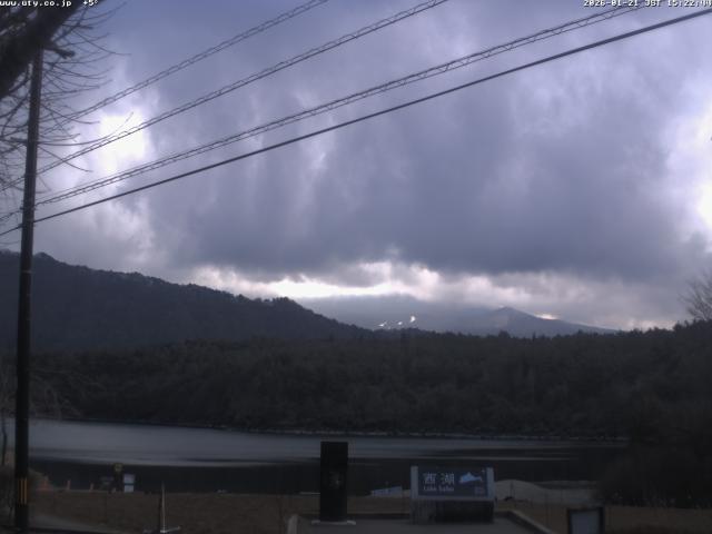 西湖からの富士山