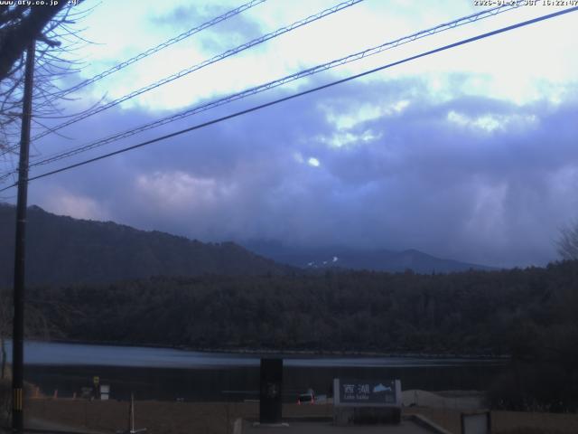 西湖からの富士山