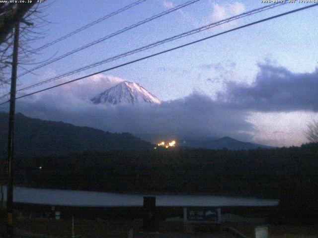 西湖からの富士山