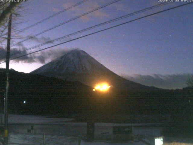 西湖からの富士山
