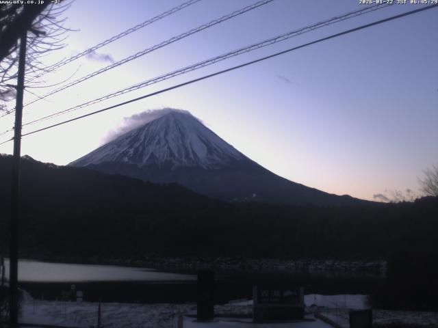 西湖からの富士山