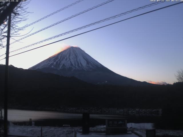 西湖からの富士山