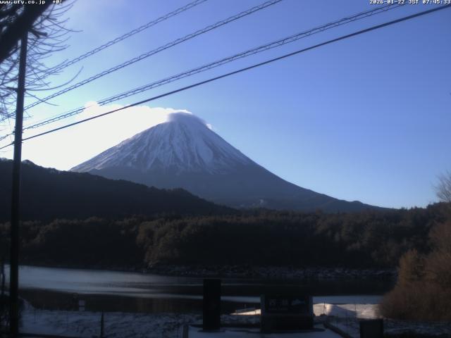 西湖からの富士山