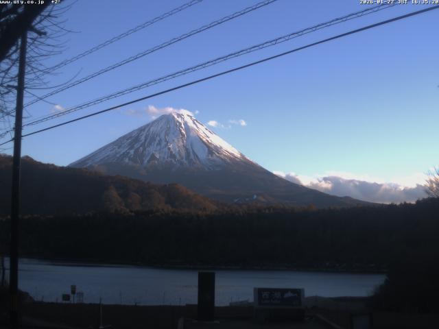 西湖からの富士山