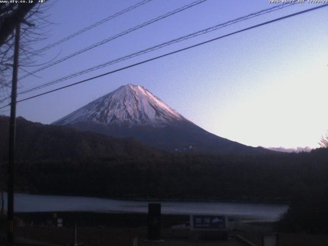 西湖からの富士山