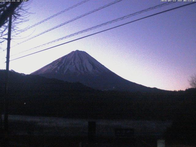 西湖からの富士山