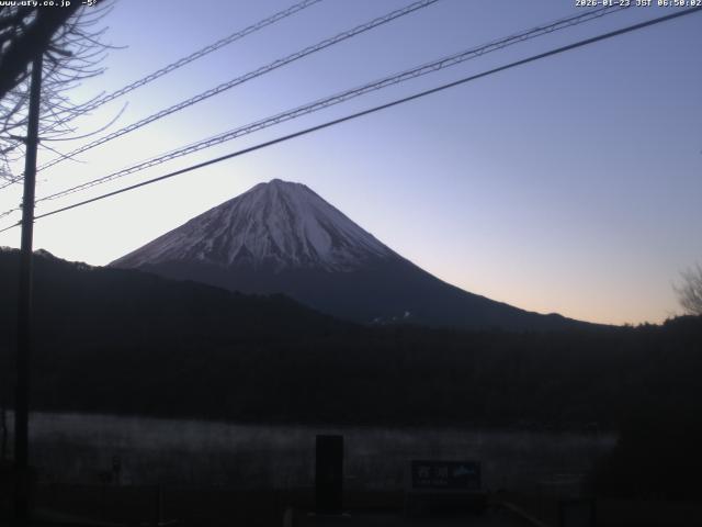 西湖からの富士山
