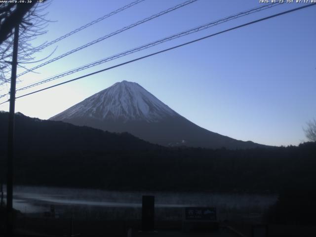 西湖からの富士山