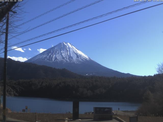 西湖からの富士山