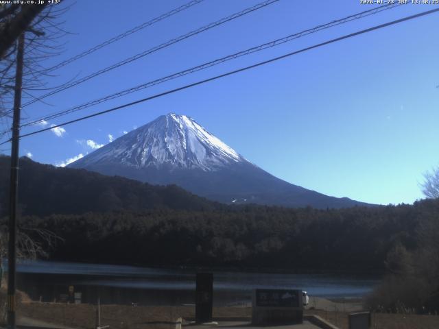 西湖からの富士山