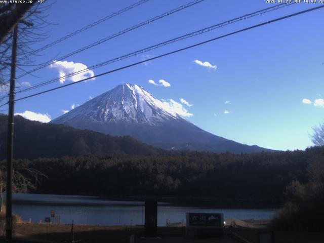 西湖からの富士山