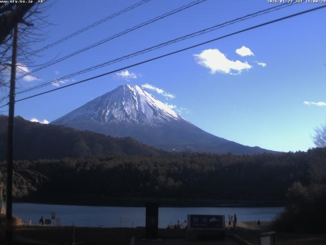 西湖からの富士山