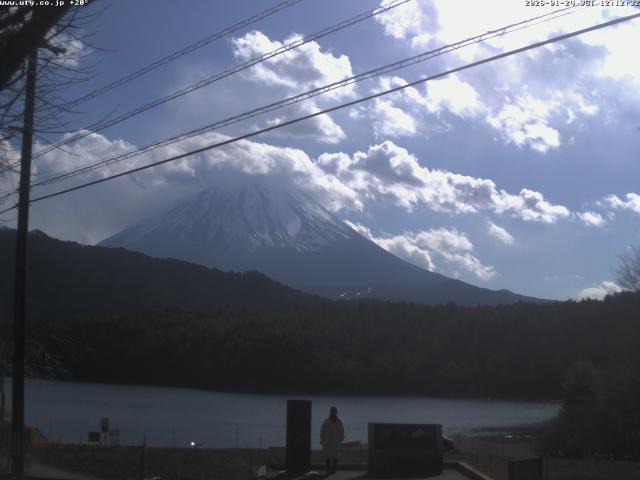 西湖からの富士山
