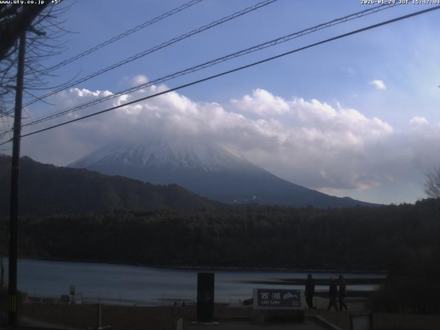 西湖からの富士山