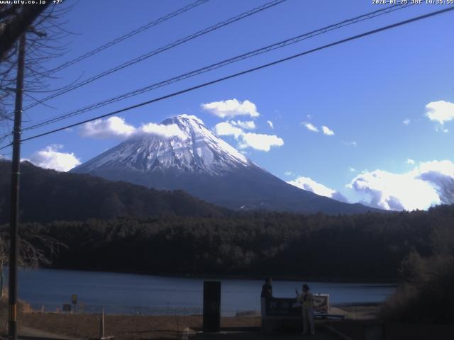 西湖からの富士山